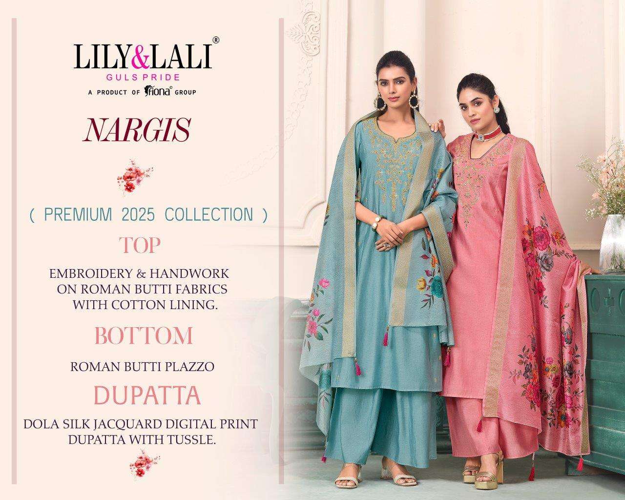 Lily And Lali Nargis  (6 Pcs)