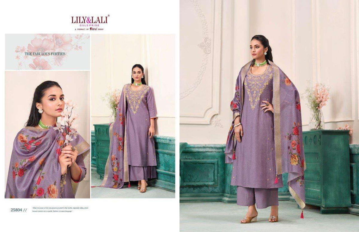 Lily And Lali Nargis  (6 Pcs)