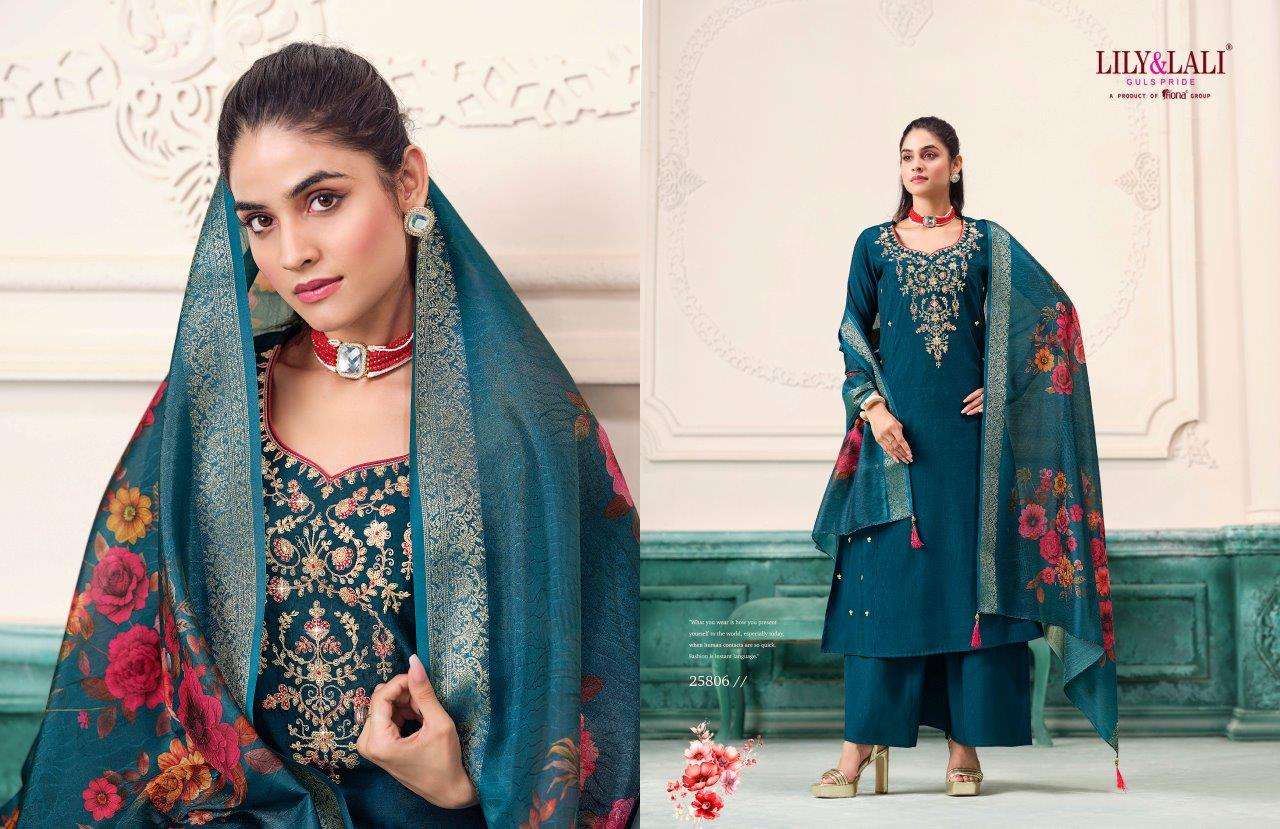 Lily And Lali Nargis  (6 Pcs)