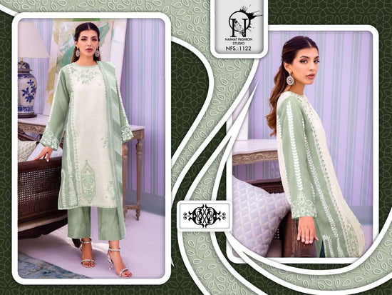 Naimat Fashion Studio Nfs-1122  (4 Pcs)