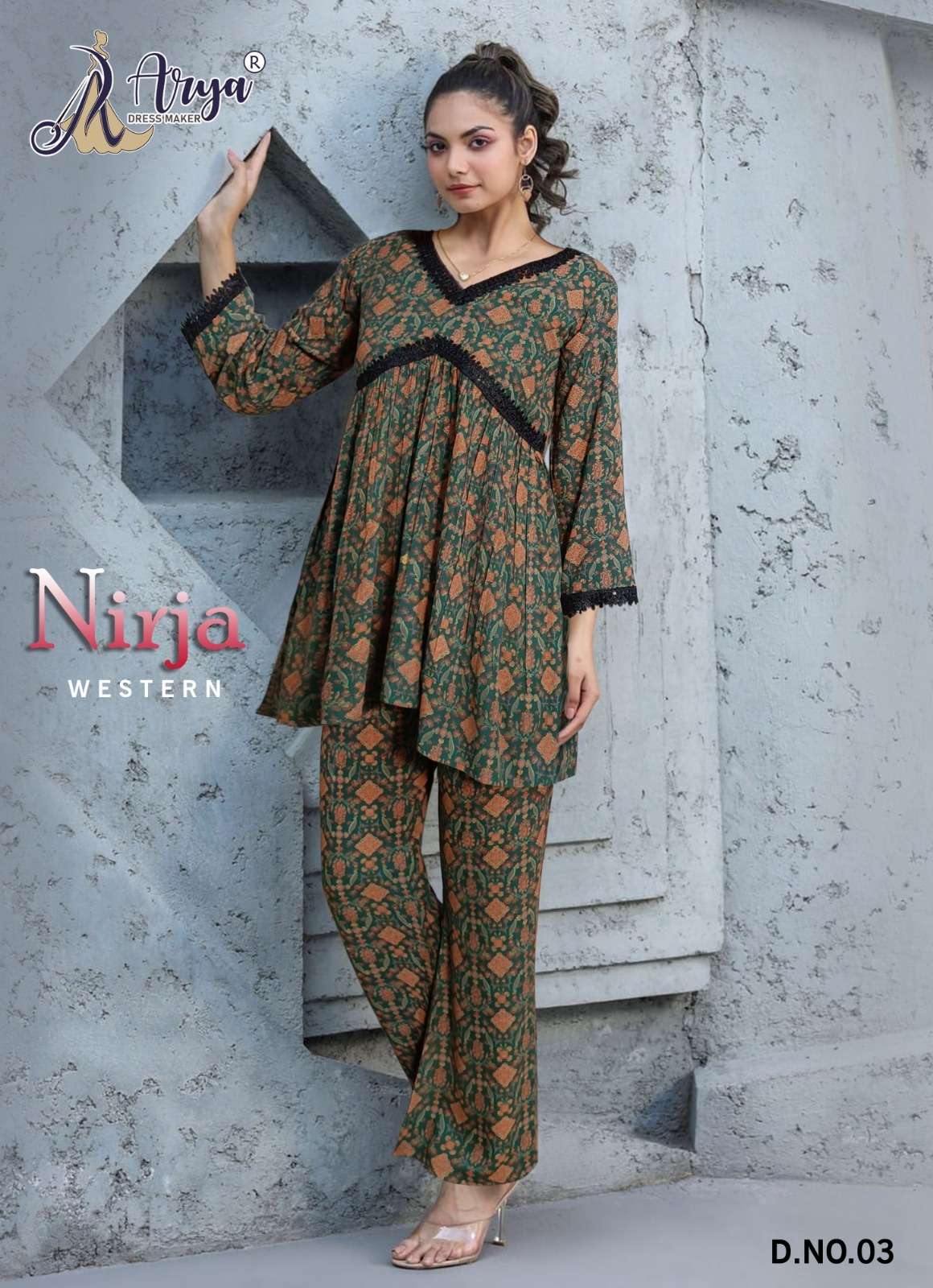 Arya Dress Maker Nirja (3 Pcs)