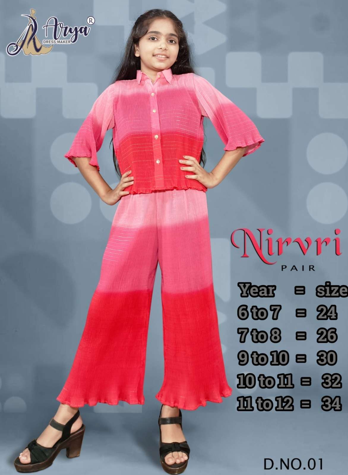 Arya Dress Maker Nirvri  (4 Pcs)