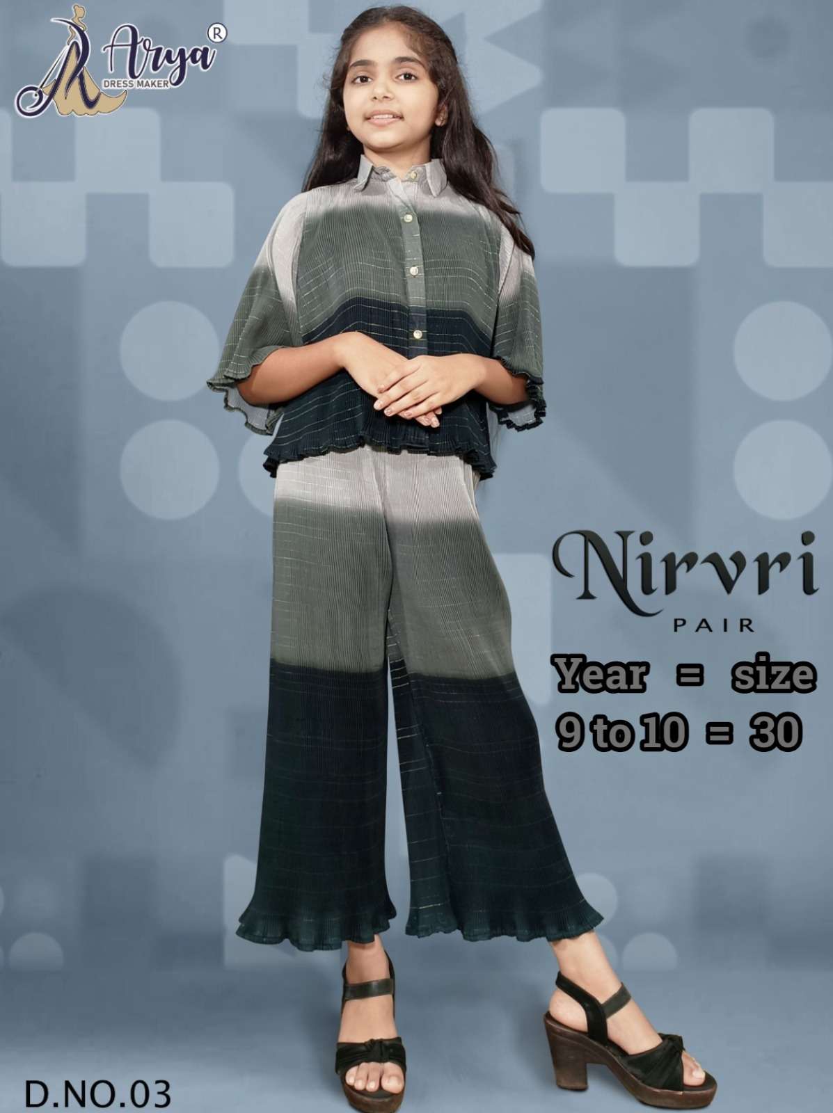 Arya Dress Maker Nirvri  (4 Pcs)