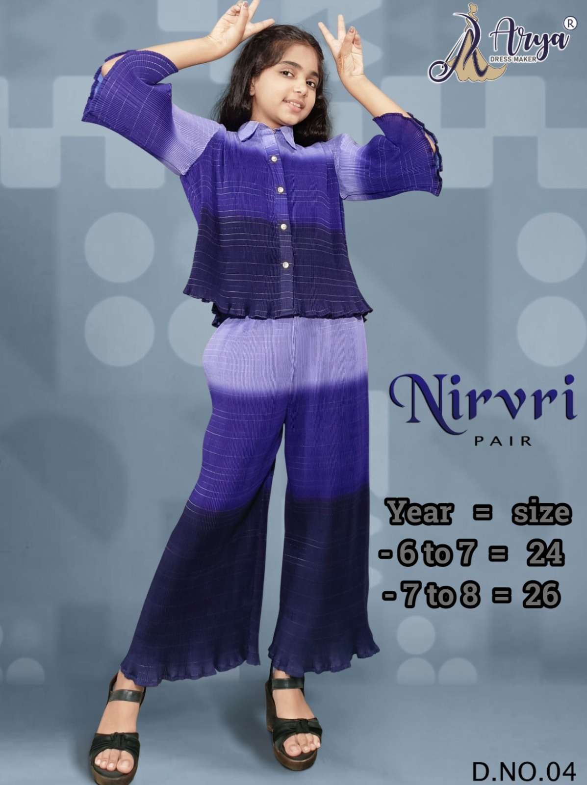 Arya Dress Maker Nirvri  (4 Pcs)