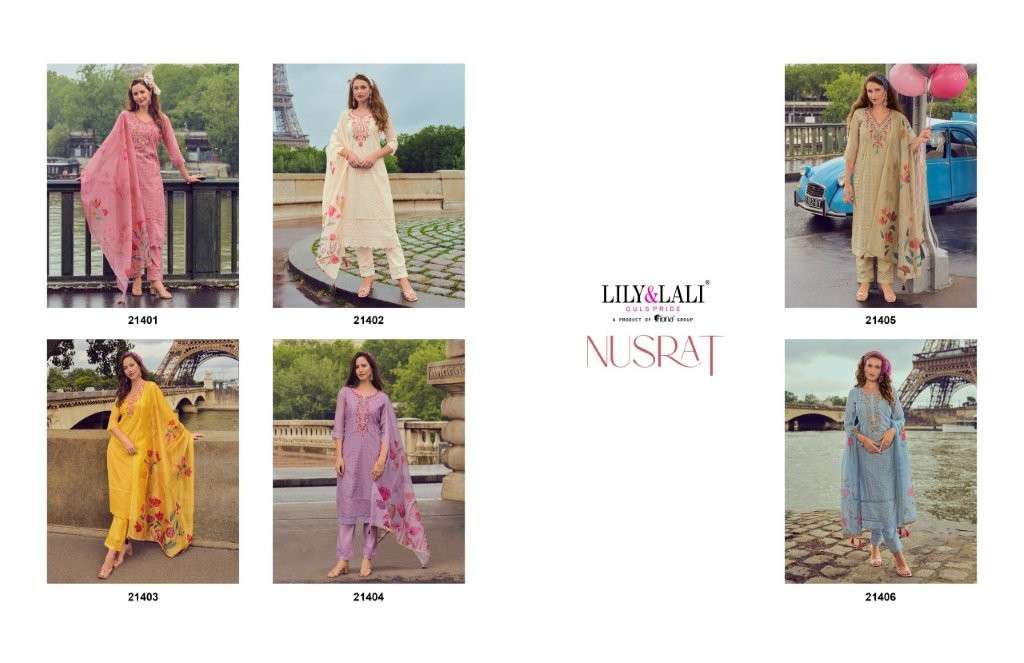 Lily And Lali Nusrat (6 Pcs)