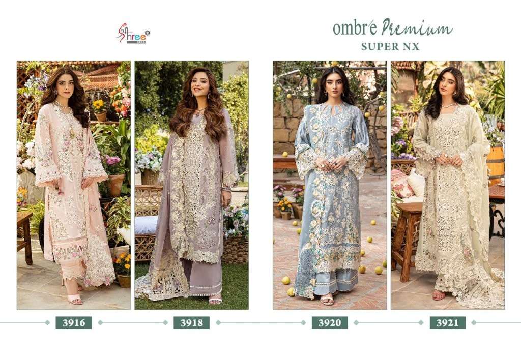 Shree Fabs Ombre Premium Super (4 Pcs)
