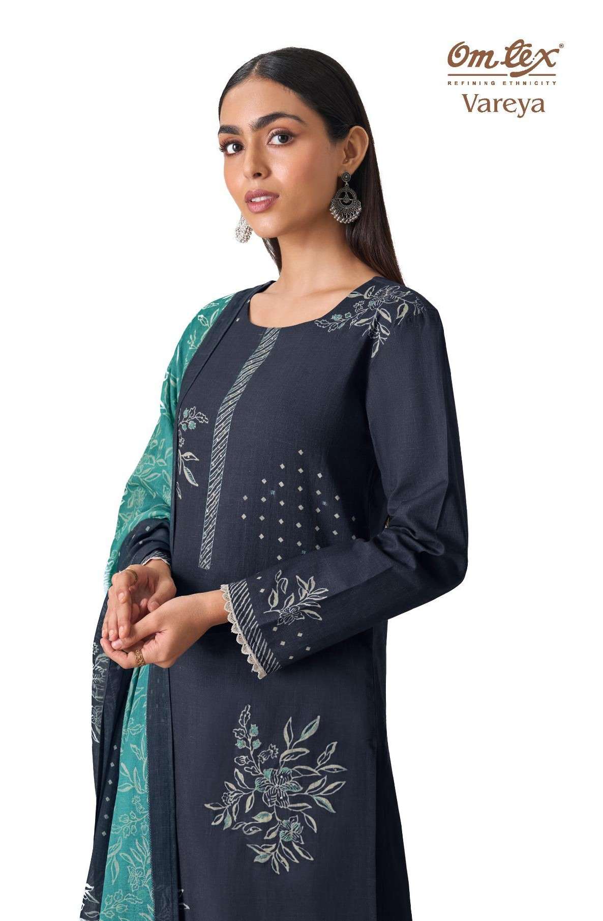 Omtex Vareya Cotton Dress Material Wholesale Catalogue - Amrah Wholesale