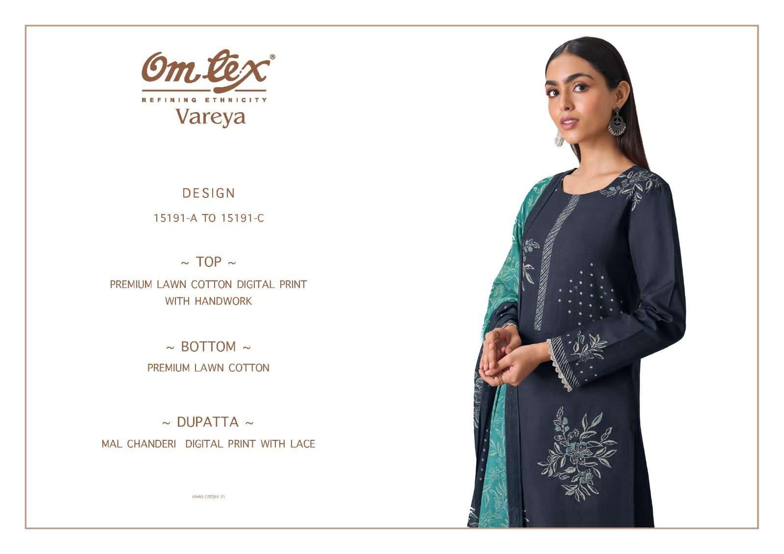 Omtex Vareya Cotton Dress Material Wholesale Catalogue - Amrah Wholesale