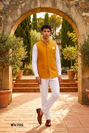 Outluk Wedding Vol-47 W-4701 To W-4707 Series Jute Premium Fabric Men Blazer