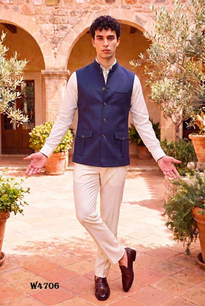 Outluk Wedding Vol-47 W-4701 To W-4707 Series Jute Premium Fabric Men Blazer