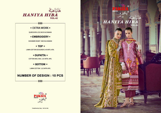 Pakiza Prints Haniya Hiba Vol-02
