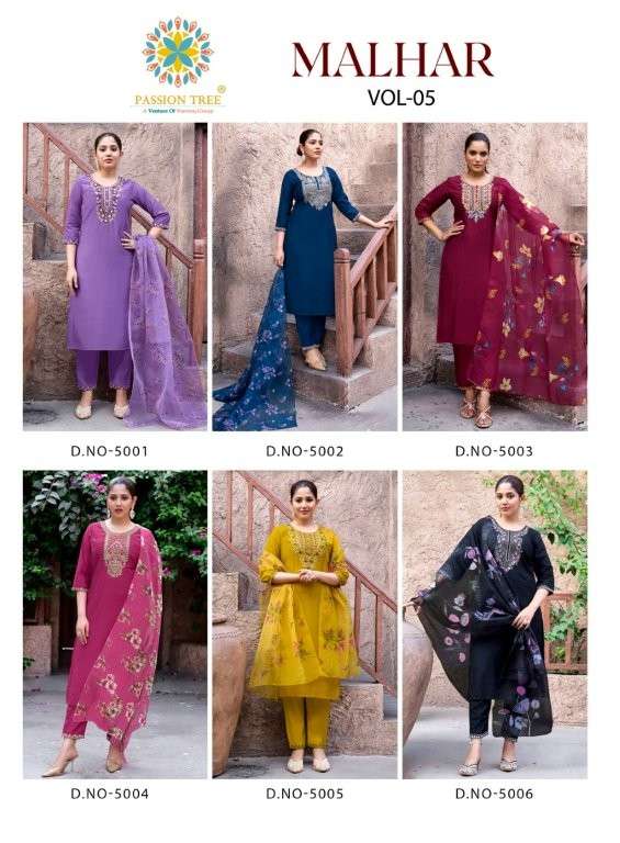Passion Tree Malhar Vol-05 (6 Pcs)