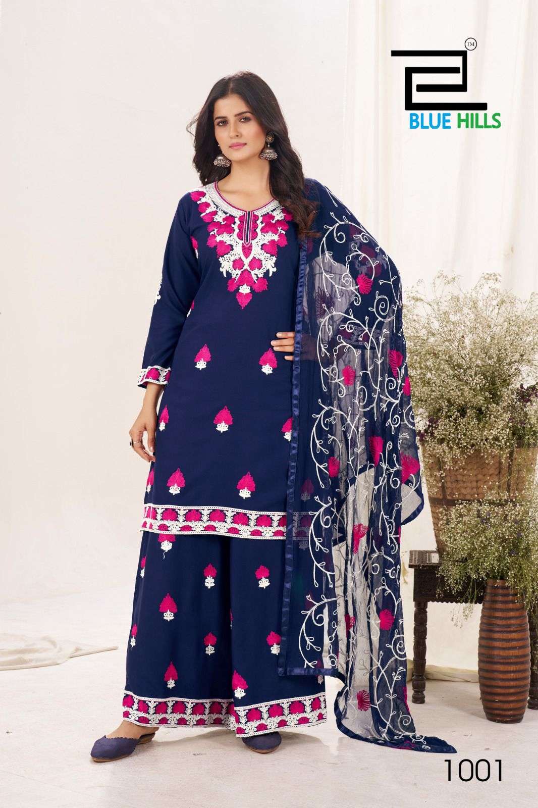 Blue Hills Pink Lotus