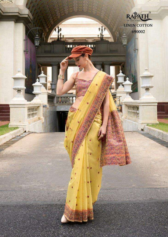 Rajpath Prajanya 690001 To 690006 Series Soft Linen Cotton Print