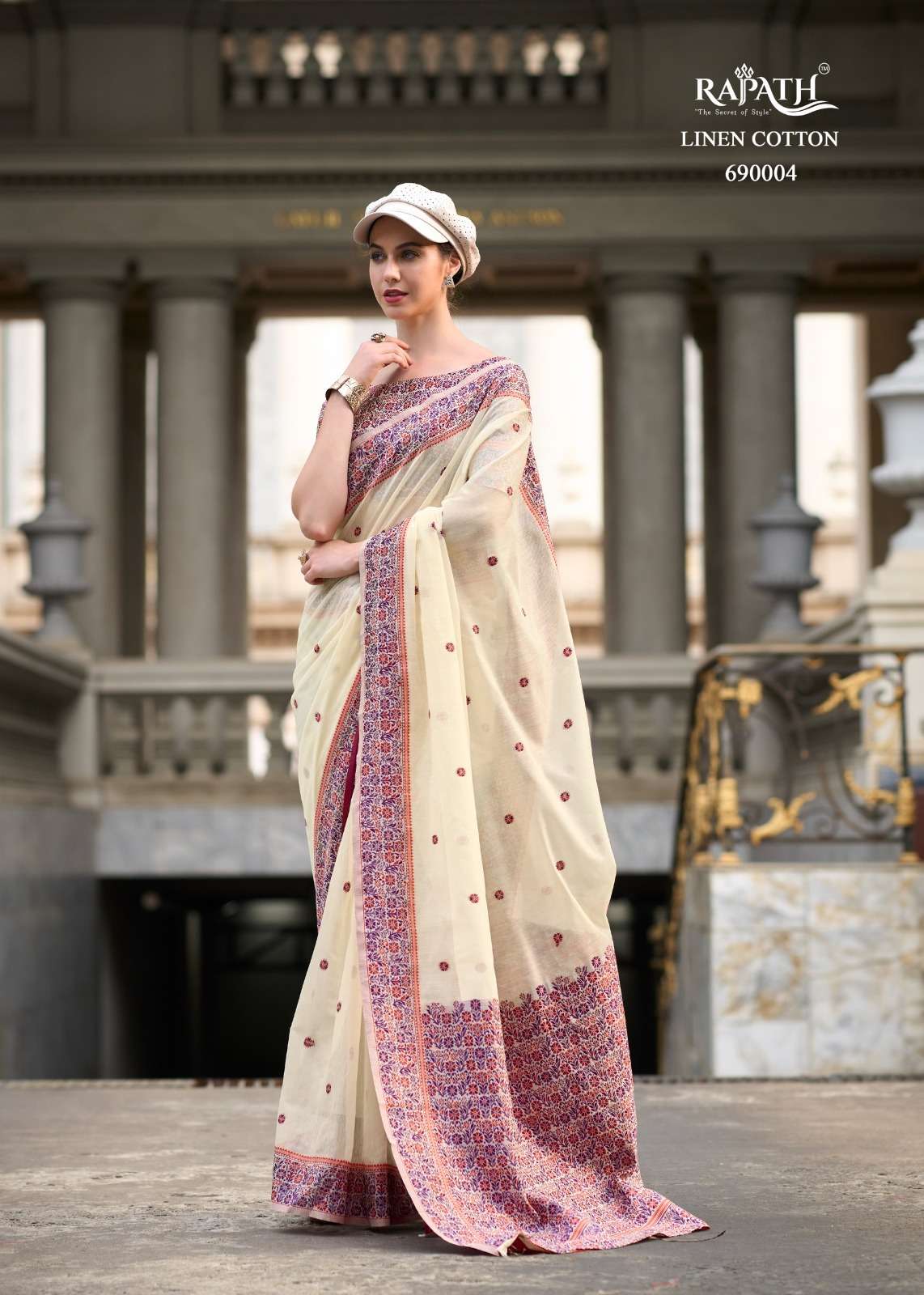 Rajpath Prajanya 690001 To 690006 Series Soft Linen Cotton Print