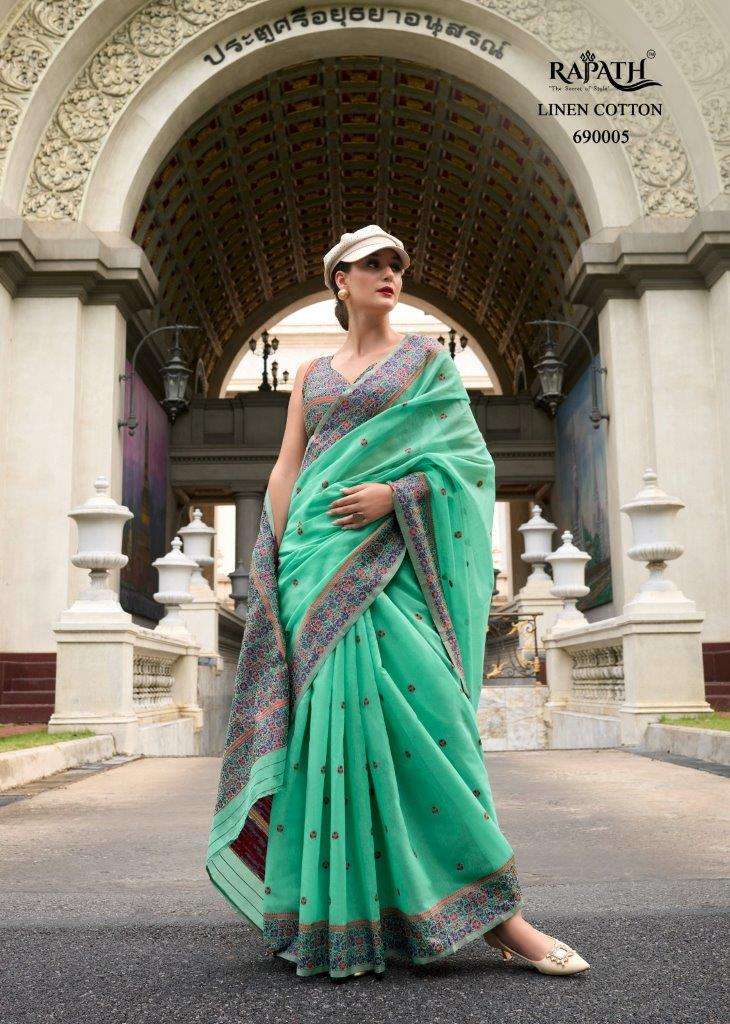 Rajpath Prajanya 690001 To 690006 Series Soft Linen Cotton Print