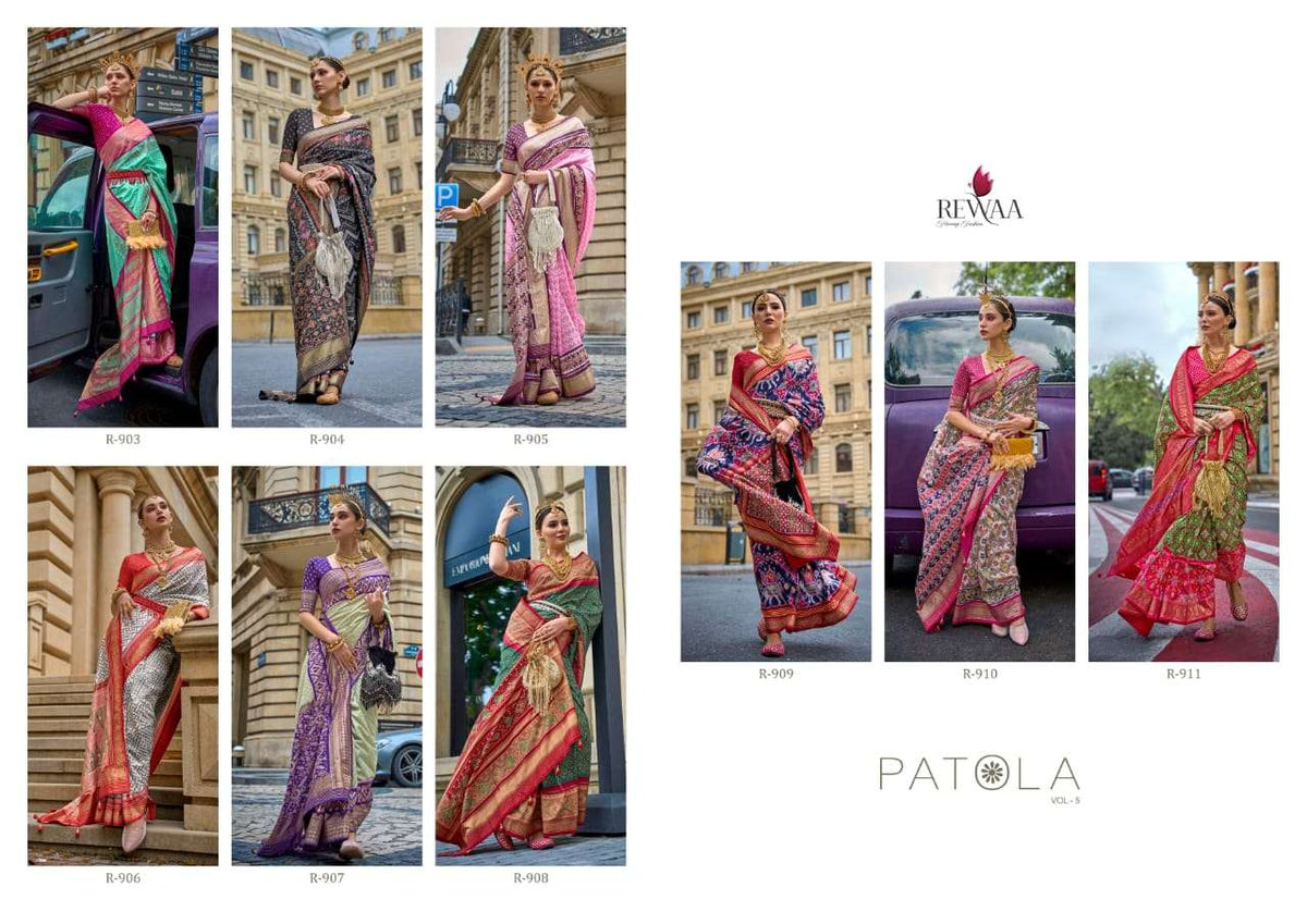 Rewaa Patola Vol-5  (9 Pcs)