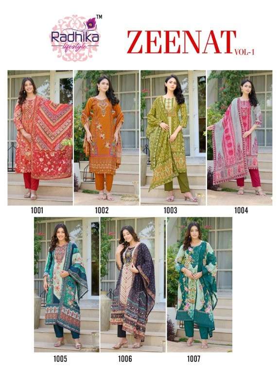 Radhika Lifestyle Zeenat Vol-01 (7 Pcs)