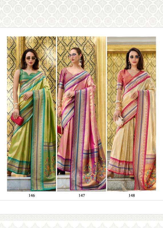 Rajpath Rajmata Tissue Silk