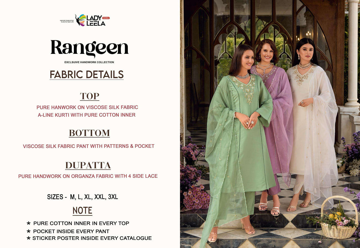 Lady Leela Rangeen (4 Pcs)
