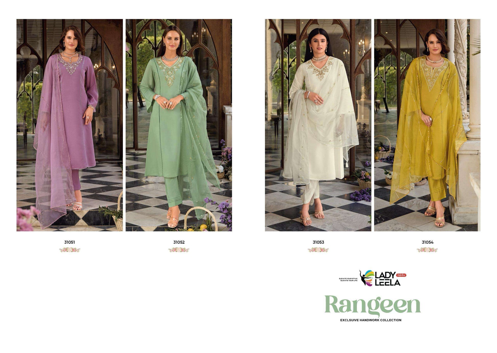 Lady Leela Rangeen (4 Pcs)
