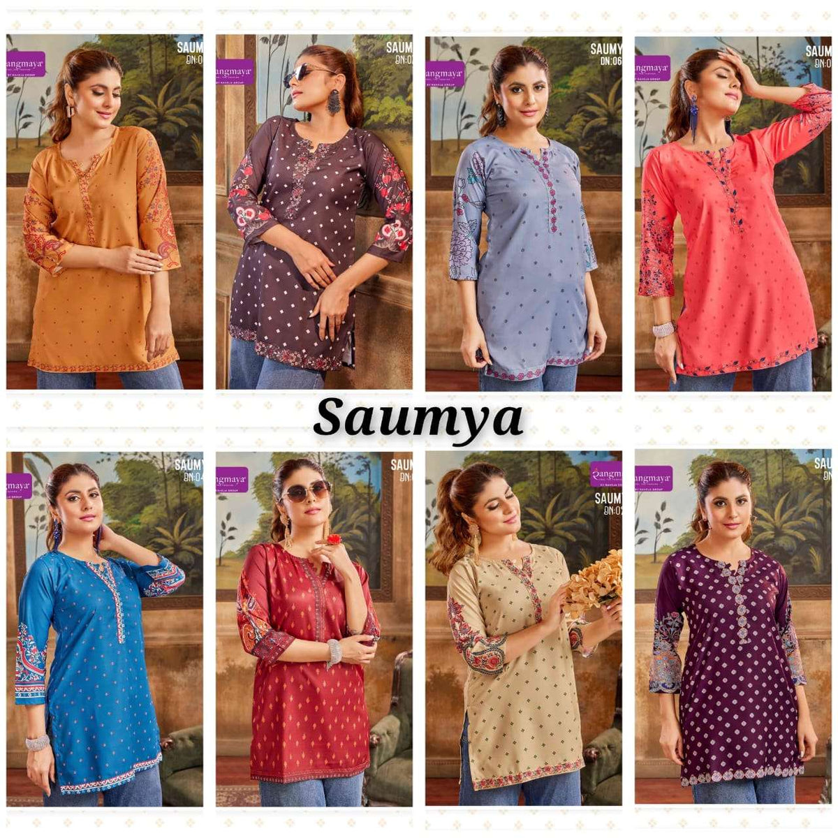 Rangmaya Saumya (8 Pcs)