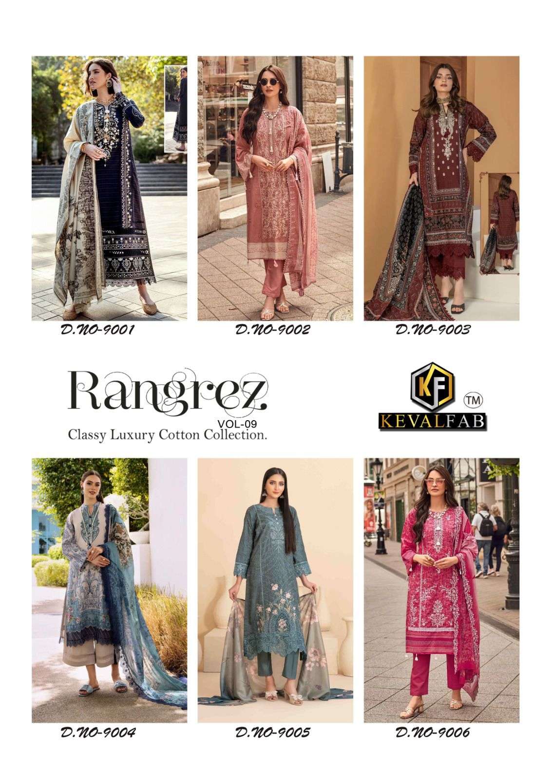 Keval Fab Rangrez Vol-9 (6 Pcs)