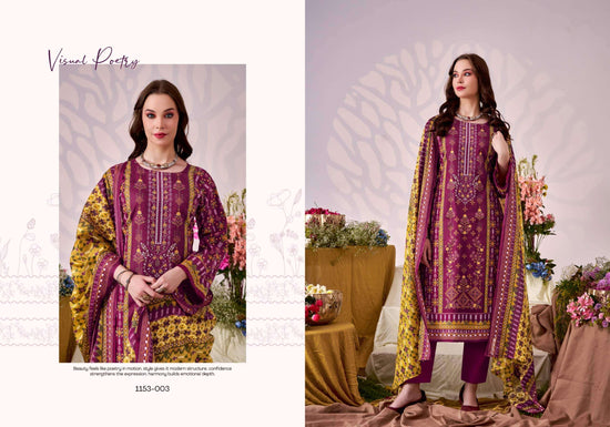 Romani Bin Saeed Vol 5 Cotton Dress Material Wholesale
