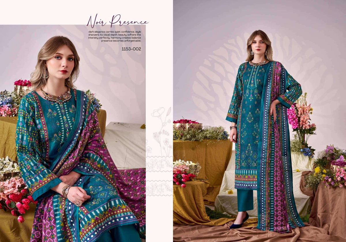 Romani Bin Saeed Vol 5 Cotton Dress Material Wholesale