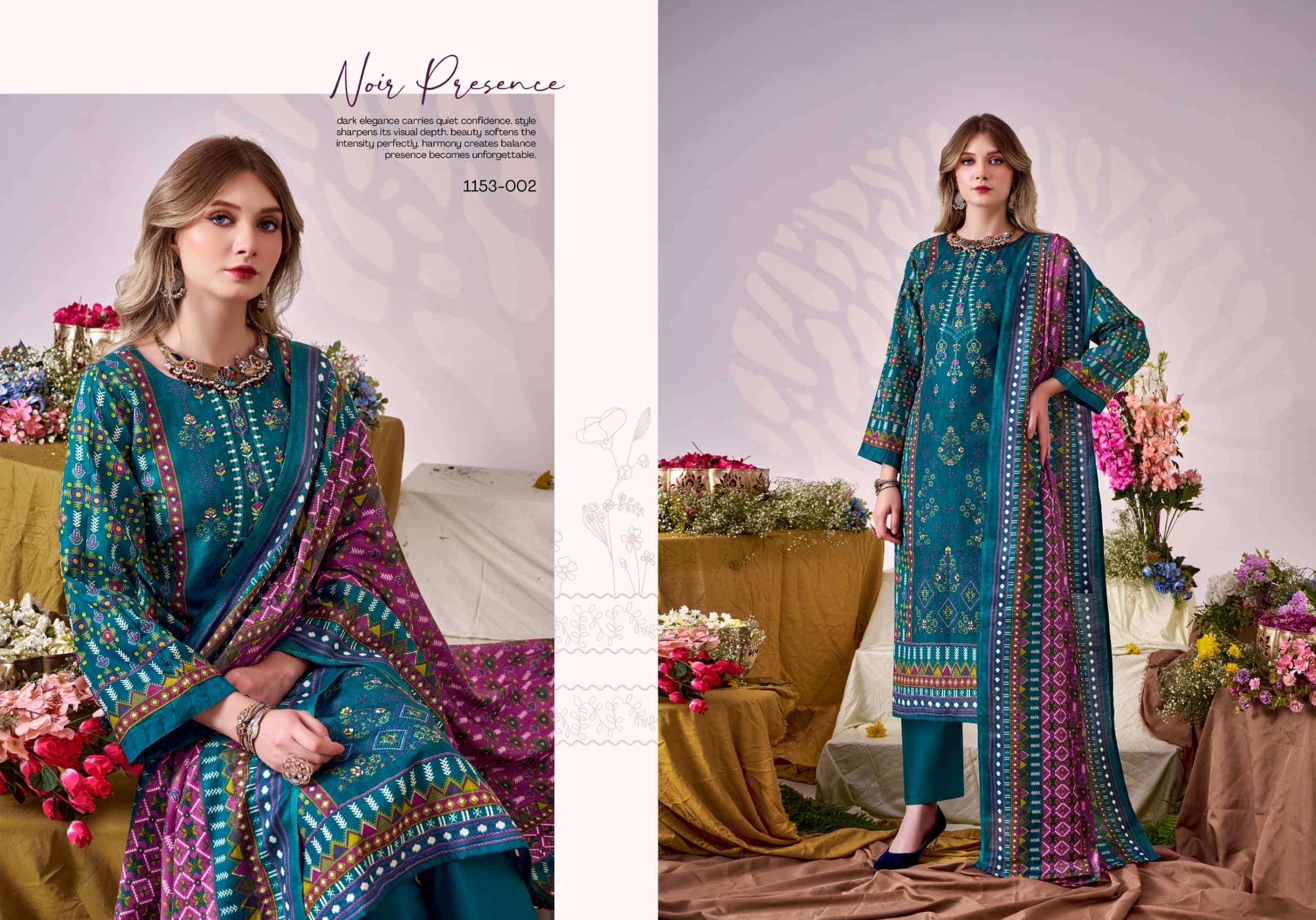 Romani Bin Saeed Vol 5 Cotton Dress Material Wholesale