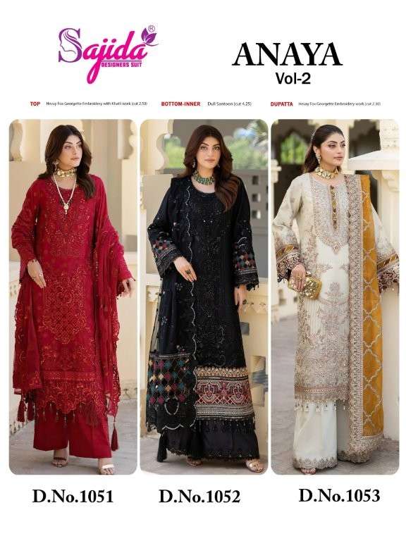Sajida Designer Anaya Vol-02