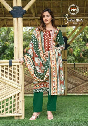 Harshit Fashion Hub Sana Noor Vol-04  (6 Pcs)