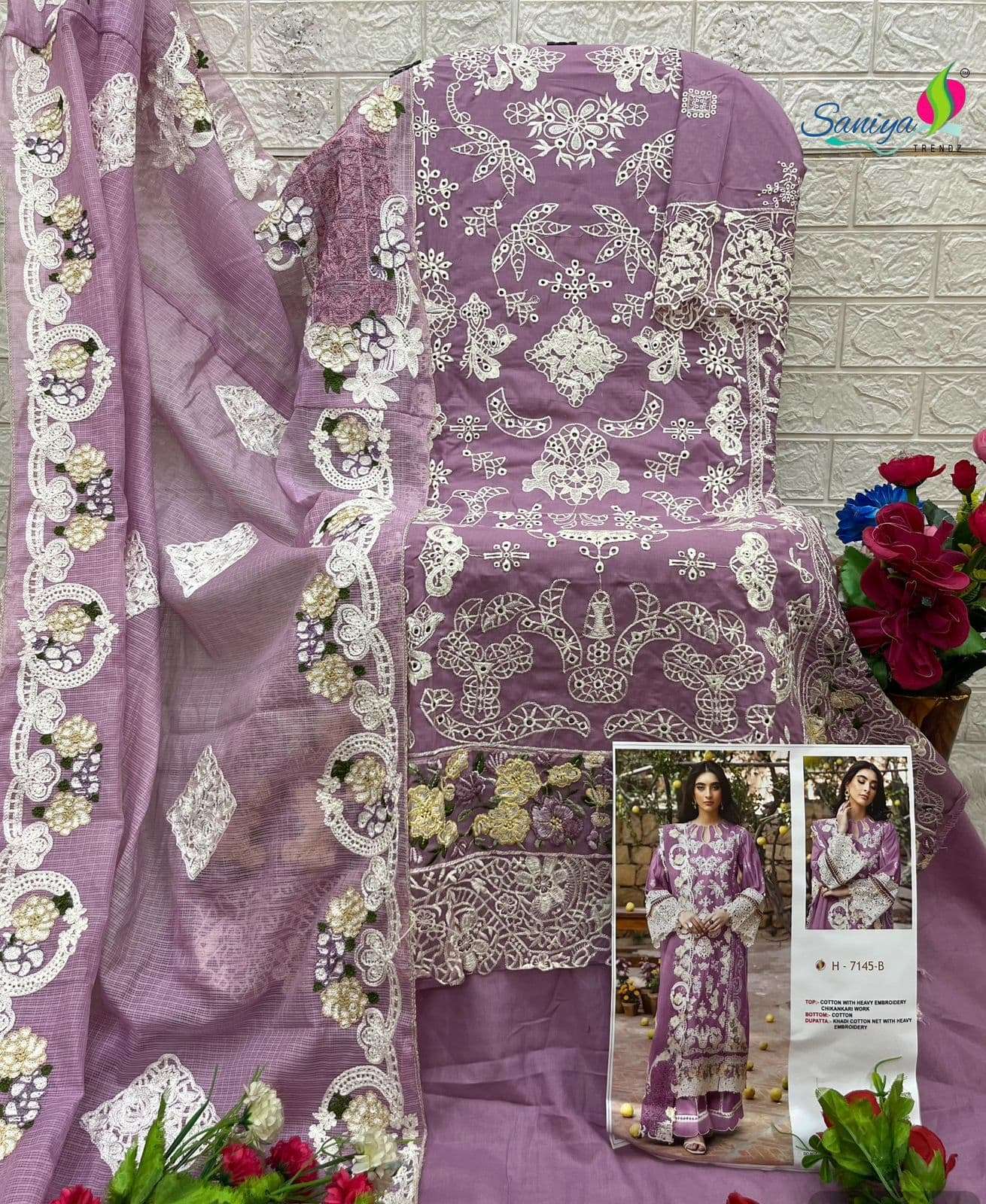 Saniya Trendz Ombre Premium 7145