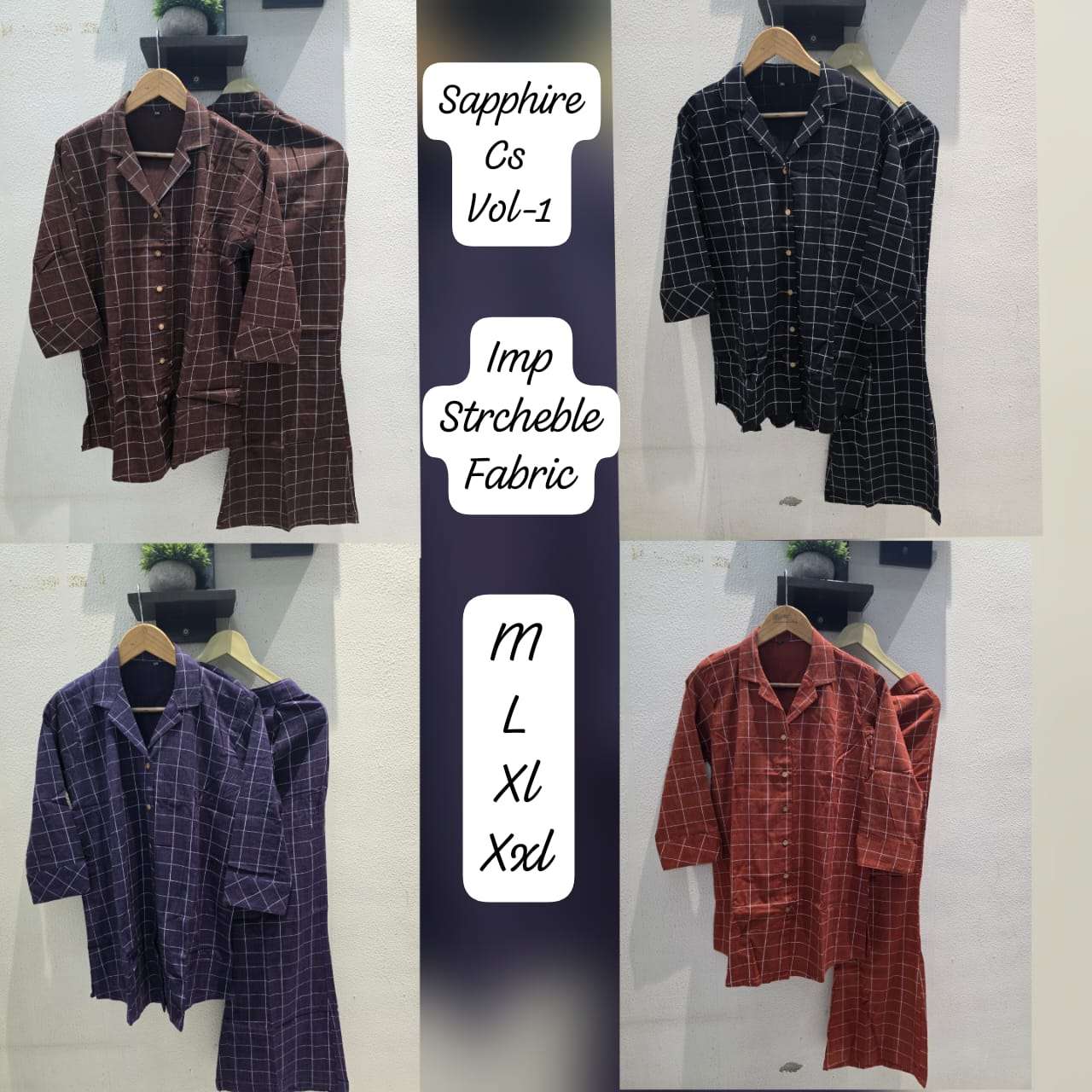 Sapphire Imported Co-ord Set Vol-1