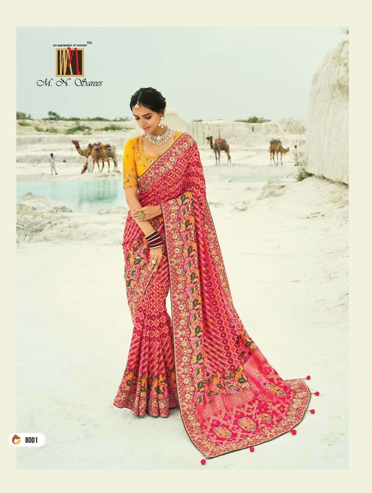 M.n Sarees Shahi Poshak Vol-04