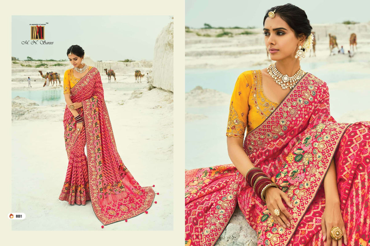 M.n Sarees Shahi Poshak Vol-04
