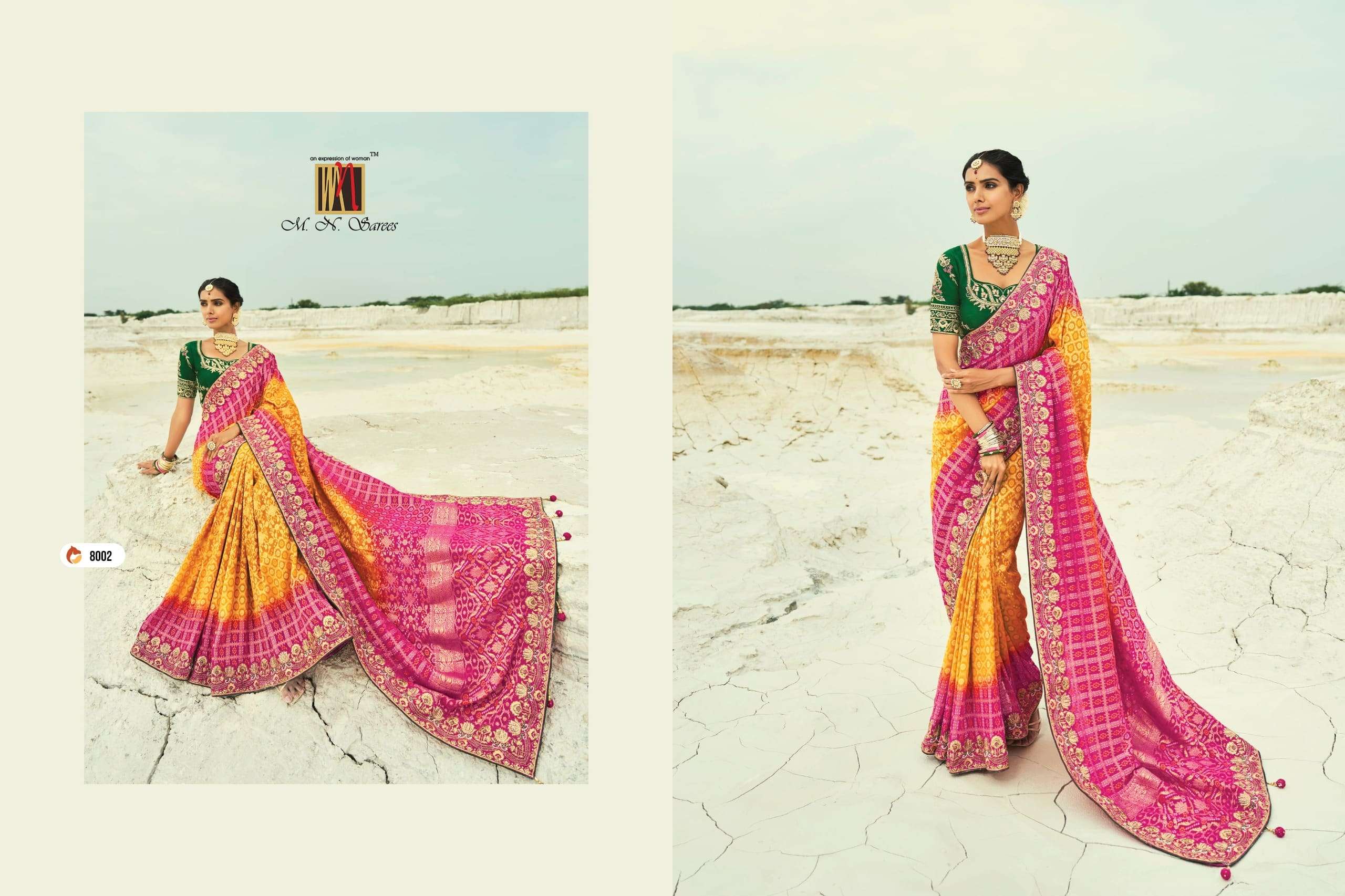 M.n Sarees Shahi Poshak Vol-04