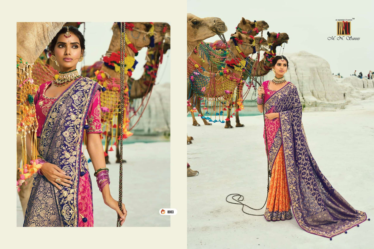 M.n Sarees Shahi Poshak Vol-04