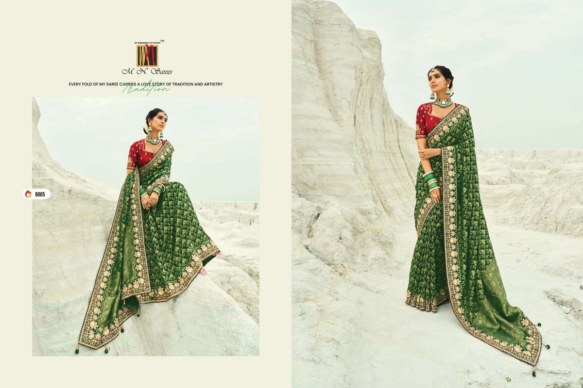 M.n Sarees Shahi Poshak Vol-04