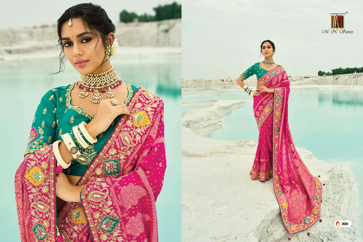 M.n Sarees Shahi Poshak Vol-04