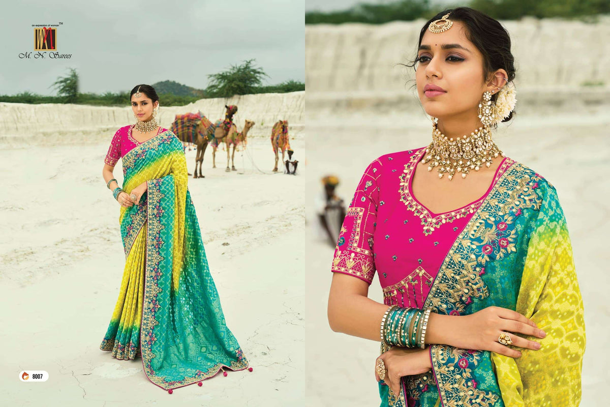 M.n Sarees Shahi Poshak Vol-04