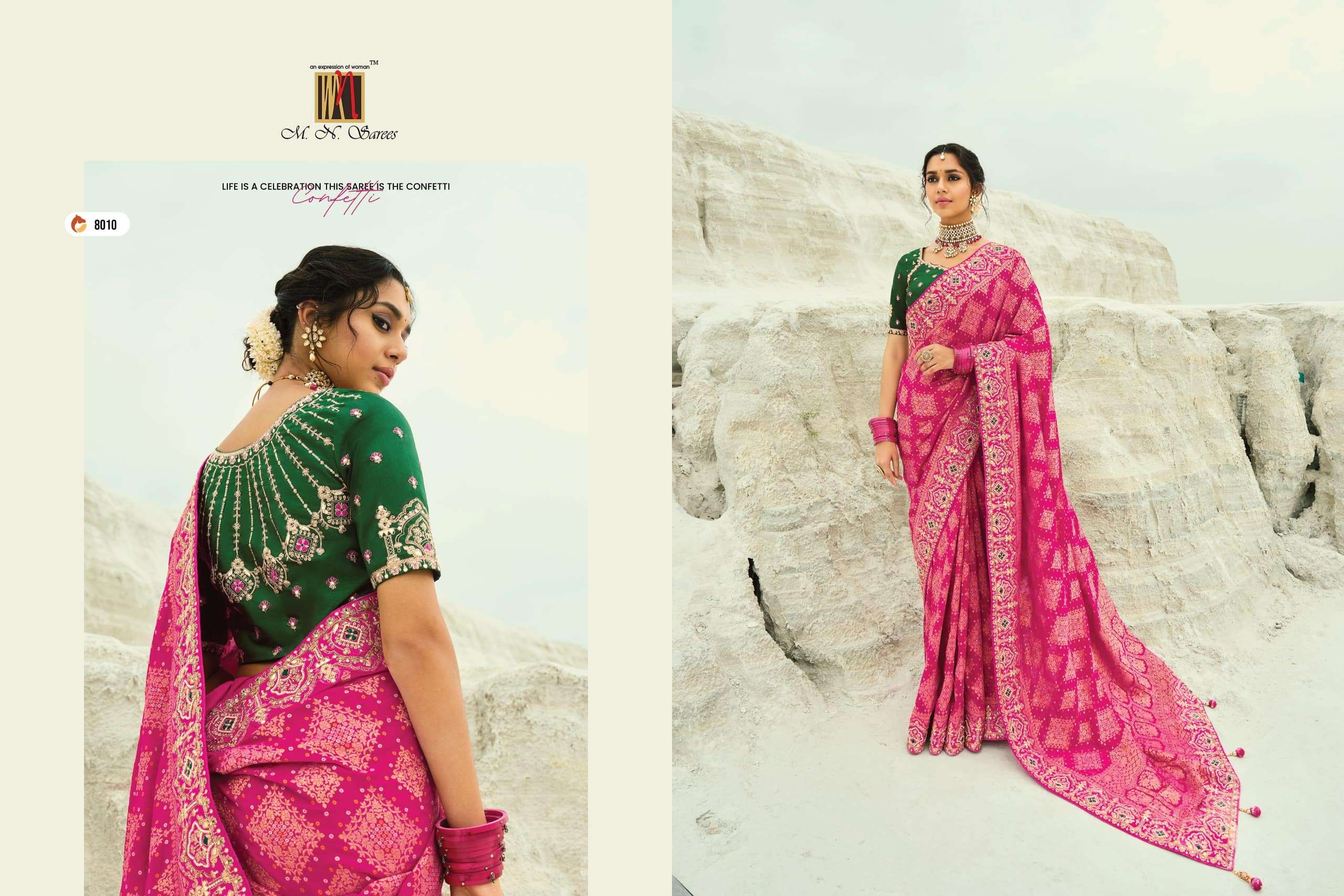 M.n Sarees Shahi Poshak Vol-04