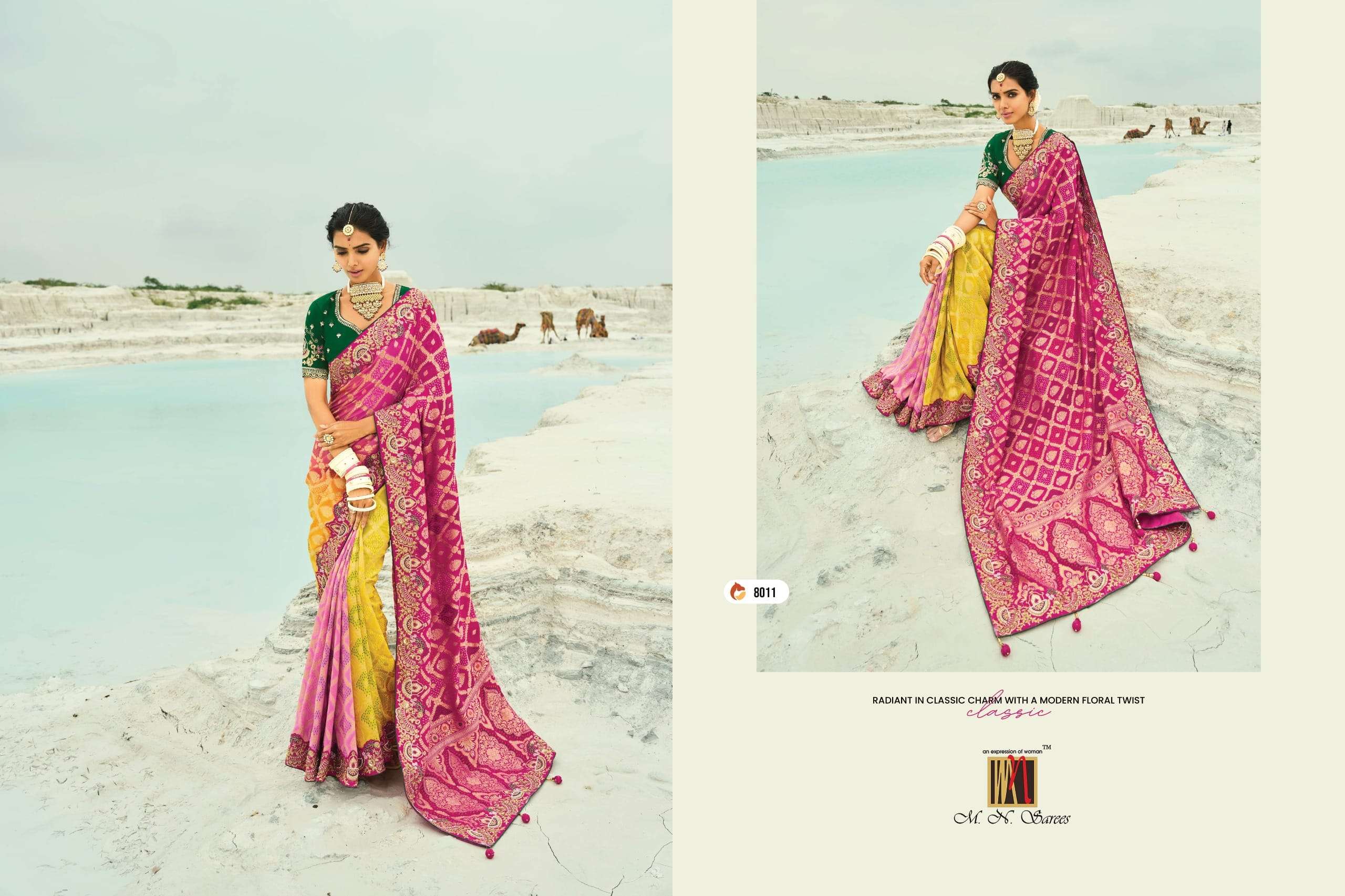 M.n Sarees Shahi Poshak Vol-04