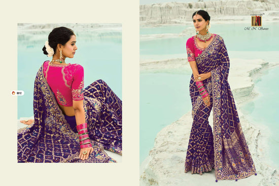 M.n Sarees Shahi Poshak Vol-04