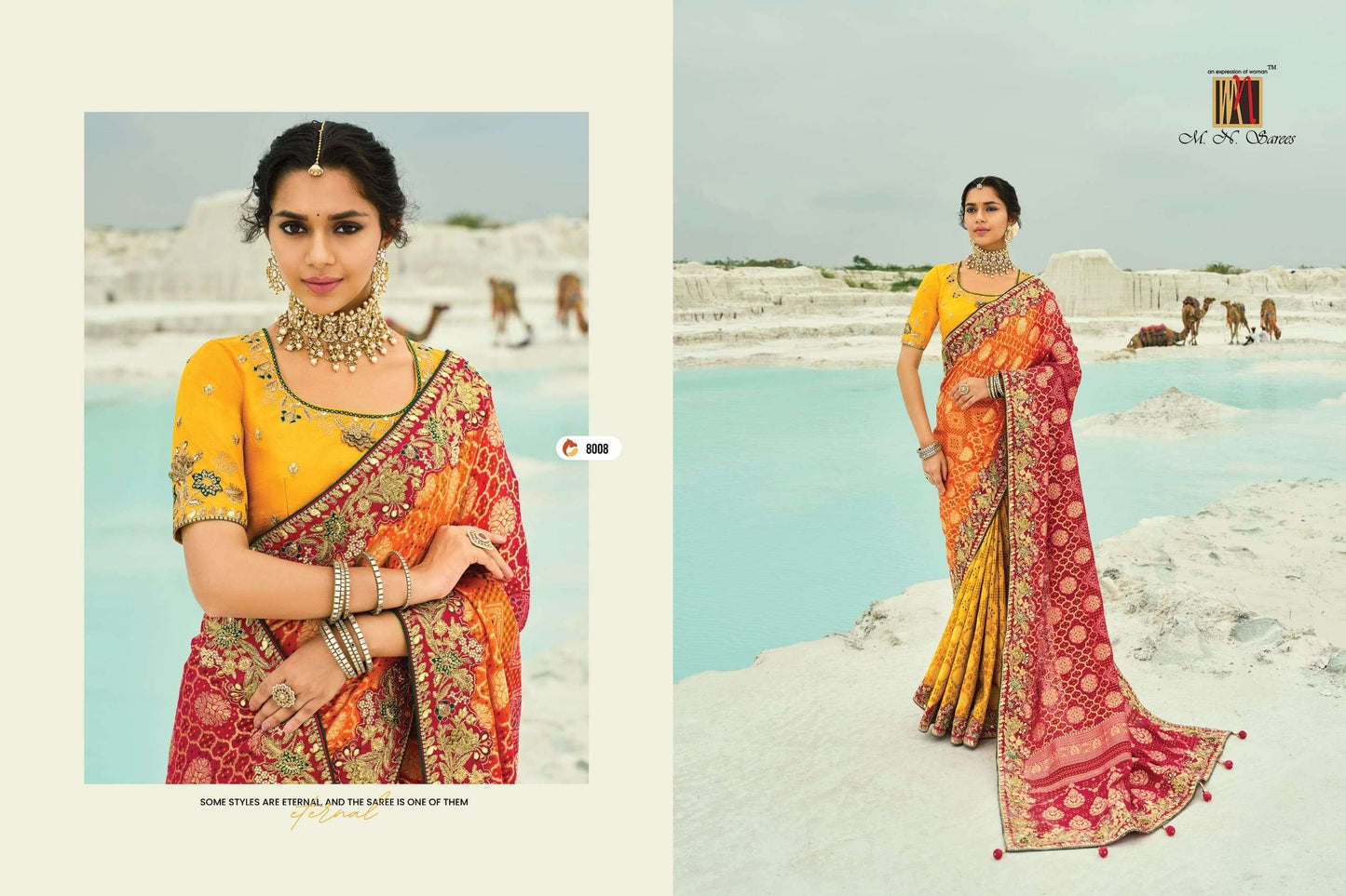 M.n Sarees Shahi Poshak Vol-04