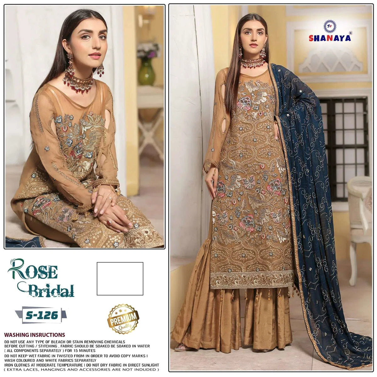 Shanaya Fashion Rose Birdal S-126