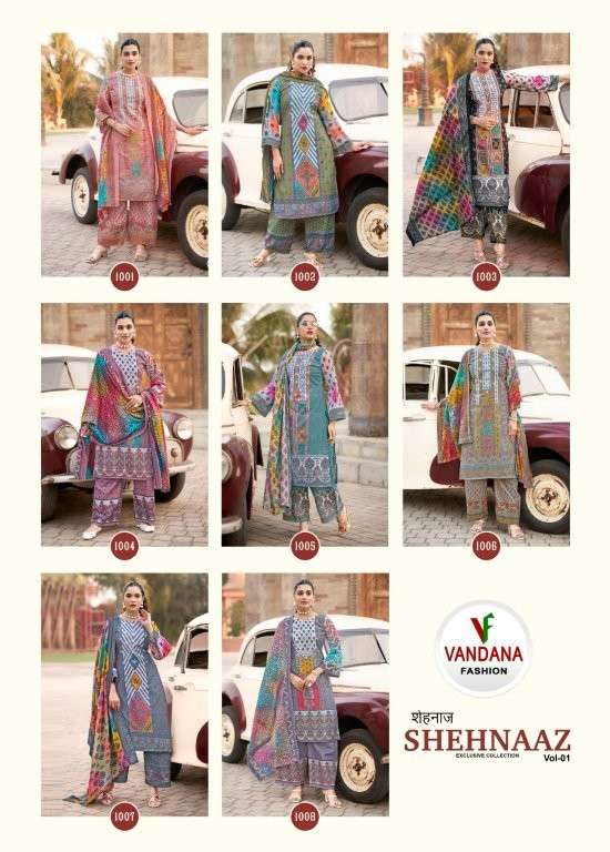Vandana Fashion Shehnaaz Vol-01