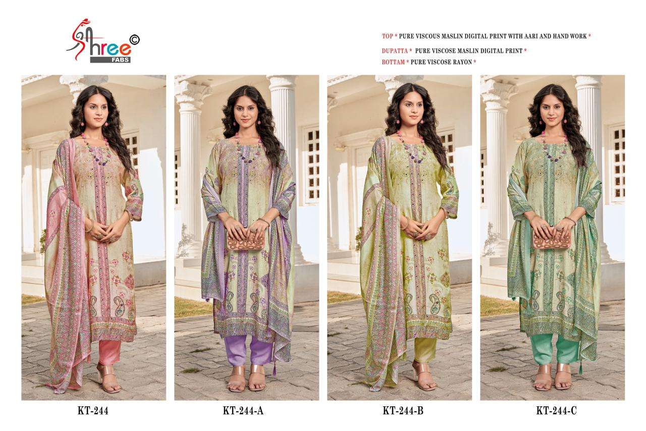 Shree Fab Kt-244 (4 Pcs)