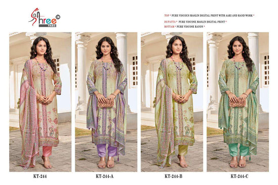 Shree Fab Kt-244 (4 Pcs)