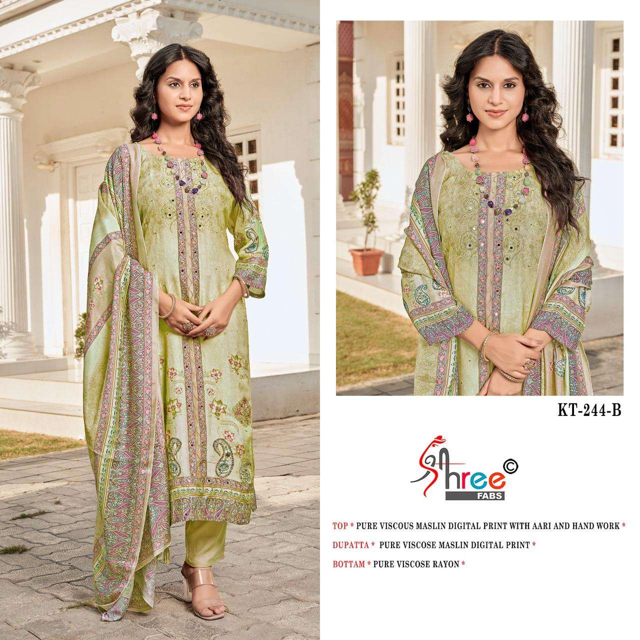 Shree Fab Kt-244 (4 Pcs)